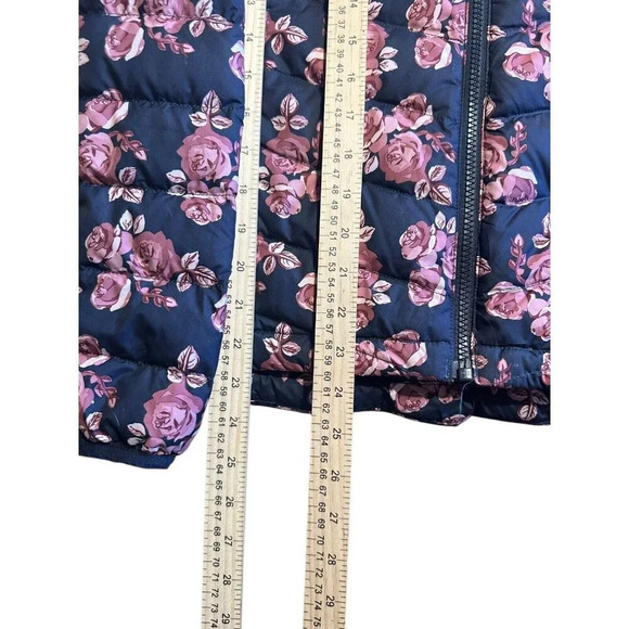 The North Face Women's Flare Down Jacket Urban Navy Floral Print Sz SP $160 - Picture 9 of 15